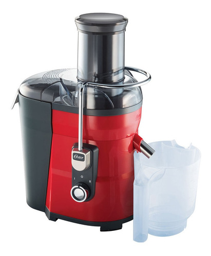 Extractor de jugos Oster FPSTJE317 rojo 220V con accesorios