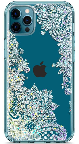 Funda Transparente Para iPhone 12 Pro Max Diseno Mandala