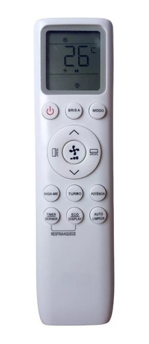 Controle Remoto P/ Ar Condicionado Tcl Elite Séries Inverter