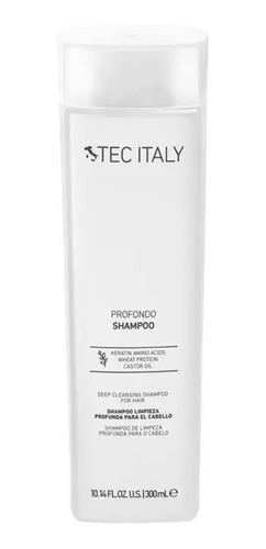 Shampoo Profondo 300 Ml Limpieza Profunda 300 Ml Tec Italy