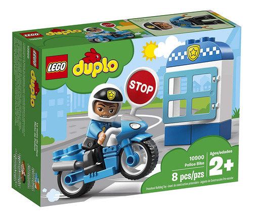 Bloques De Construcción Lego Duplo Town Police Bike 10900 (8