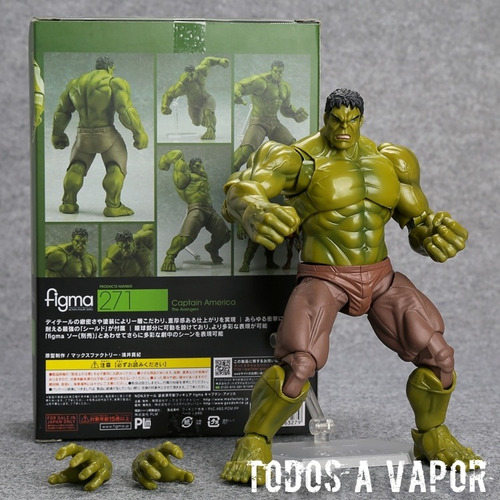 Figura Hulk Figma 271 Good Smile The Avengers Marvel Bootleg