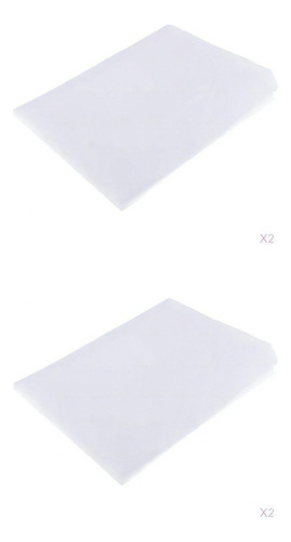 4 Piezas Impermeable 2,2 M 1,1 M L Entretela De Tela No Color Fix Color De La Luz Fix