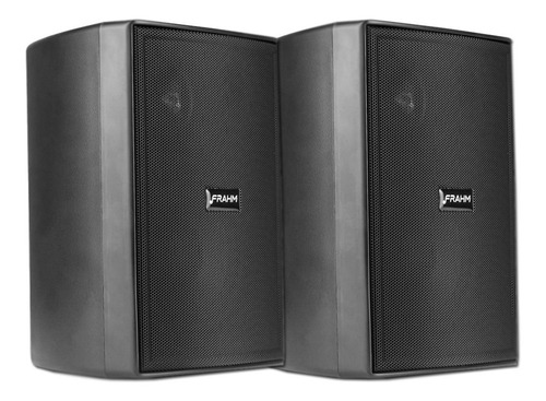 10 Caixas Acústica Passiva 60w Ps200 Frahm Preta Cor Preto 100v/240v