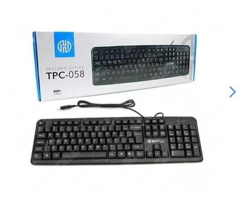 Teclado Usb Standart Hoopson Com Letras Grandes 