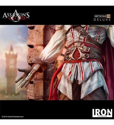 Ezio Auditore Assassins Creed 2 Deluxe Art 1/10 Iron Studios