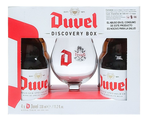 Four Pack Cerveza Duvel Con Copa