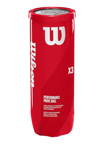 12 Pack Pelota De Padel Wilson X3 Ball Amarillo Bote C/3