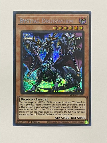 Bystial Druiswurm Sec Yugioh