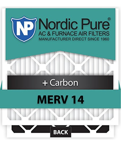 Horno Nordic Pure Merv 14 Plisado Más Carbono Ac A, 14 X 24 