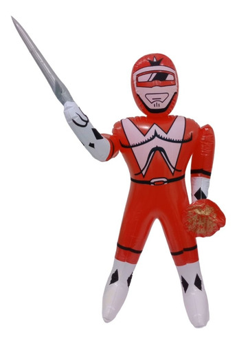 Muñeco Inflable Super Heroe Ranger Con Espada