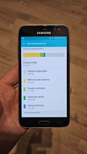 Samsung Galaxy J3 Liberado.4g.android 7 Negro (Usado)