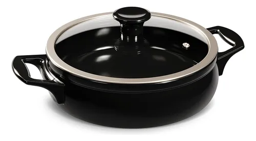 Frigideira Ceramica New Premiere 24cm C/alca Preto 2l Preto