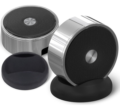 Wireless Speaker Pair With Usb And Bluetooth Connectivity In