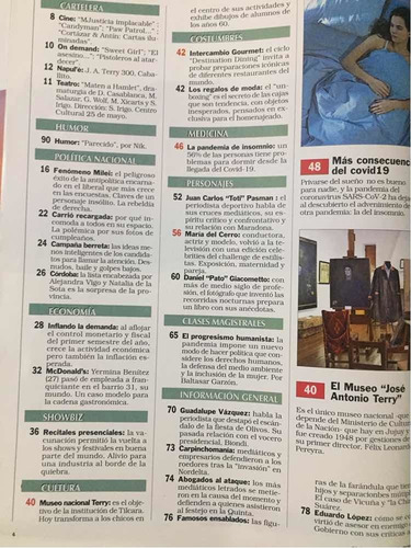 2 Revistas Noticias De La Semana # 2312/2331 Abril/agos 2021 (Usado)