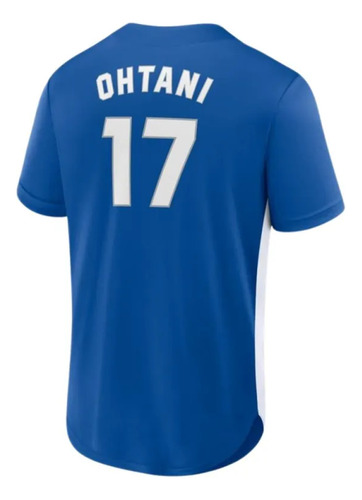 Playera Jersey Baseball Mlb Dodgers La Azul Hombre 568ld9g80