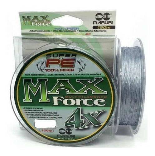 Multifilamento Pesca Maruri Max Force 4x - 150 Metros