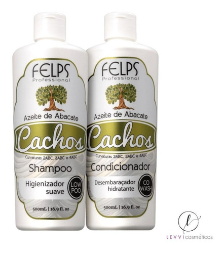 Imagem 1 de 1 de Felps Cachos Shampoo E Condicionador 2x500ml
