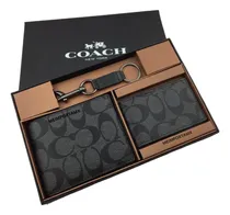 Comprar Billetera Y Tarjetero + Llavero Coach Cartera Tarjetera Lujo Gris Billetera Juvenil, Billetera Larga, Cartera Casual,cartera Con Monograma, Cartera Juvenil, Cartera Plegable,