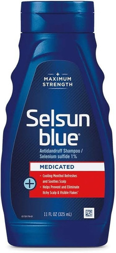 Shampoo Selsun Blue Anticaspa Fórmula De Máxima Potencia