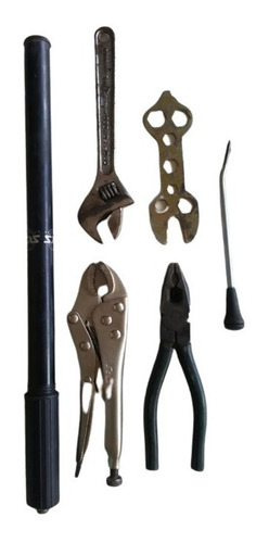 Imagen 1 de 10 de Kits De Herramientas Para Ciclista. Bomba, Llave, Alicates
