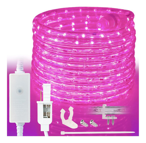 West Ivory 381leds, 50 Pies De Luz De Cuerda De Led Rosa Ext