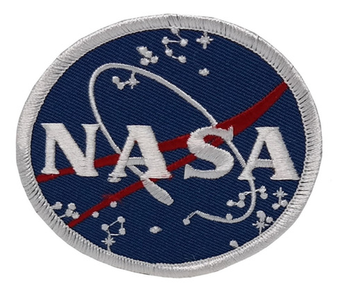 Nasa Meatball Espacio Logotipo Bordado Hierro Patch