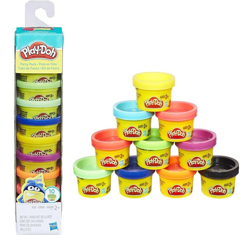 Play Doh Masa Niños Party Pack Set 10 Mini Potes Hasbro Orig