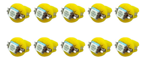 Led B8 5w Tipo T5 Muelita Tablero Blanco Azul Amarillo X 10 