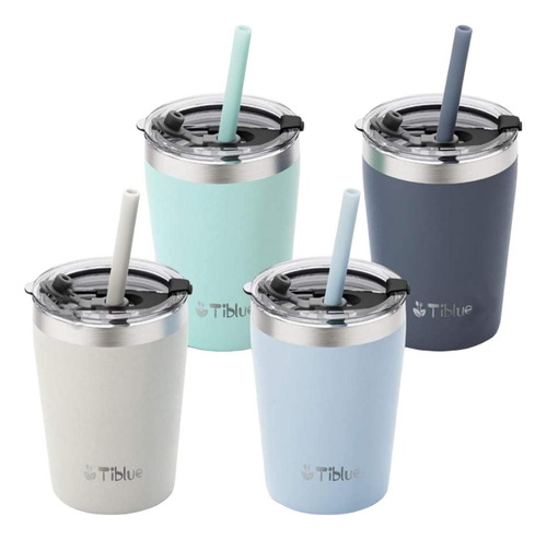 Tiblue Vasos Para Niñas Y Niños Pequeños Paquete De 4 Vasos