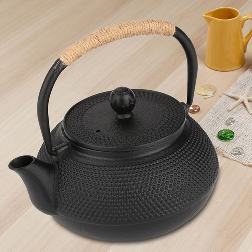 Tetera De Hierro Fundido De Estilo Japonés 800 Ml Extraíble