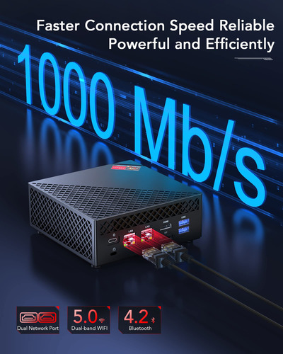 Mini Pc Kamrui Am06pro Amd Ryzen 5 5500u 16 Gb De Ram 512 Gb