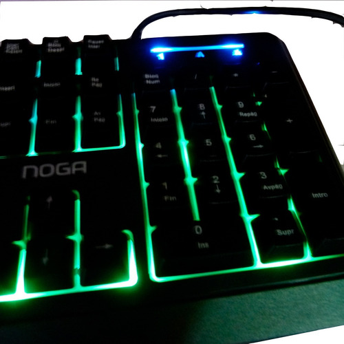 Teclado Gamer Retroiluminado Stormer Nkb-5020 Noga Original