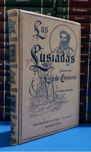 Los Lusiadas Luis De Camoens Ilustrada Montaner Y Simon 1913