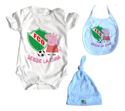 Set Ajuar Bebe X3 Piezas Ferro General Pico