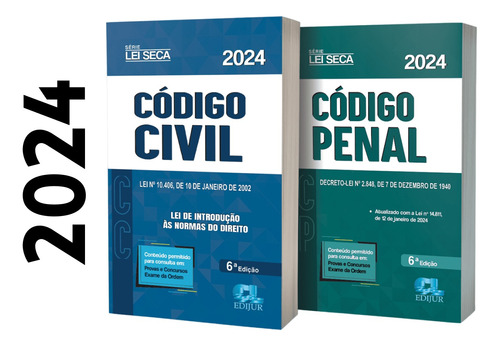 Código Civil + Código Penal 2023 - Livros