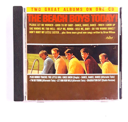 Cd Beach Boys Today & Summers   2en1  Como Nuevo Ed Uk Oka  (Reacondicionado)