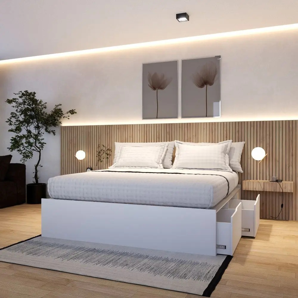 Cama Ecobox Emc Blanco