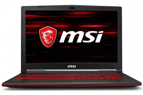 Notebookgamer - Msi Gl63 I7-8750h 2.20ghz 8gb 256gb Ssd Geforce Gtx 1050ti Windows 10 Home Gamer 15,6" Polegadas