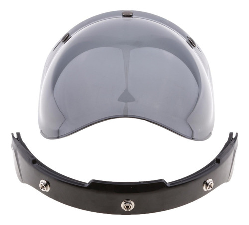 Visor De Casco 3-snap Bubble Protección Demonstable