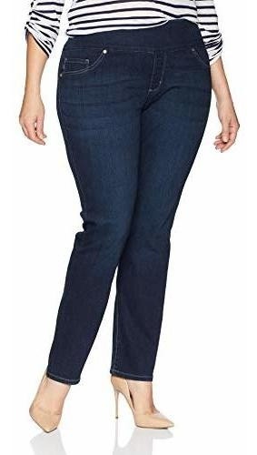 Lee Jean Para Mujer, Talla Grande, Esculpido, Ajustado, Ajus