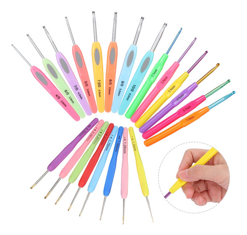 Juego Crochet Herramientas Para Tejer Suéteres De 22 Piezas