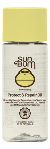 Sun Bum Aceite Para El Cabello Revitalizante Para Proteger Y