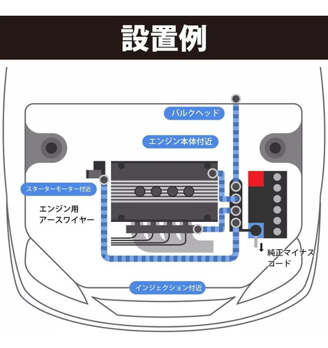 Kit Cables A Tierra Grounding Auto Universal Tuning