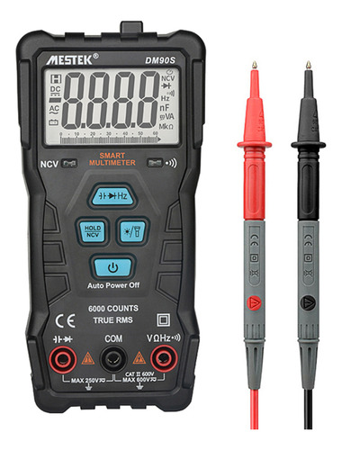 Multímetro Digital Dcv Cuenta Con Diodo De Frecuencia Acv 60