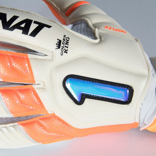 Imagen 2 de 6 de Guantes De Portero Uno Premier Gk Pro Naranja Flt/ Plata