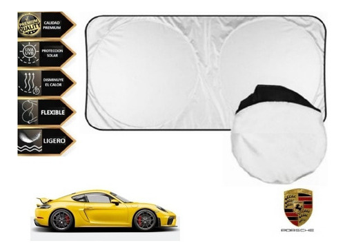 Sunshade Cubresol Con Ventosas Porsche Cayman Gt4 2020
