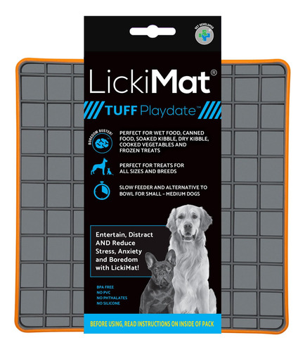 Alfombrilla Lick Feeder Lickimat Tuff Playdate Para Perro, C