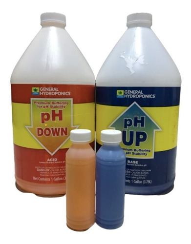 General Hydroponics Hidroponia Regulador Ph Up Down 100mlc/u