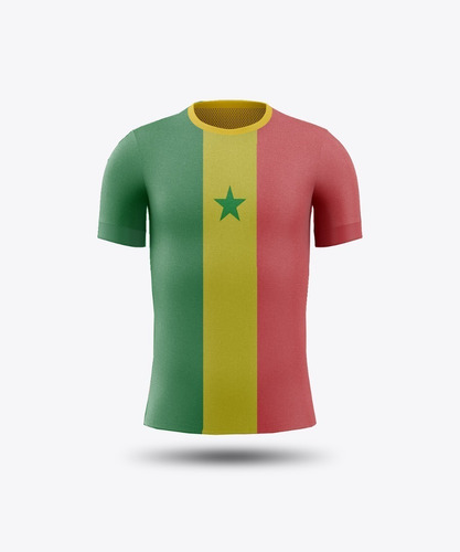 Camiseta Seleção Senegal Países Copa Do Mundo Futebol Time